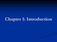 Chapter 1: Introduction PowerPoint PPT Presentation