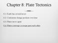 Chapter 8: Plate Tectonics PowerPoint PPT Presentation