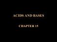 ACIDS AND BASES PowerPoint PPT Presentation