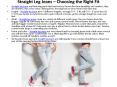 Straight Leg Jeans – Choosing the Right Fit PowerPoint PPT Presentation
