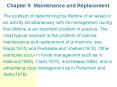 Chapter 9 Maintenance and Replacement PowerPoint PPT Presentation