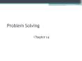 Problem Solving PowerPoint PPT Presentation