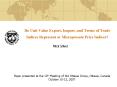 Do Unit Value Export, Import, and Terms of Trade Indices Represent or Misrepresent Price Indices? PowerPoint PPT Presentation