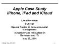 Apple Case Study iPhone, iPad and iCloud PowerPoint PPT Presentation