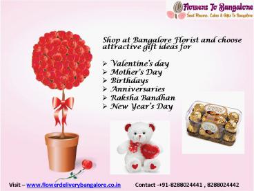 Florist  Bangalore