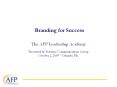 Branding for Success PowerPoint PPT Presentation