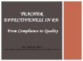 From Compliance to Quality PowerPoint PPT Presentation