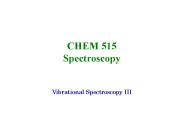 CHEM 515 Spectroscopy