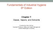 Fundamentals of Industrial Hygiene 6th Edition