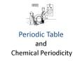 Chemical Periodicity PowerPoint PPT Presentation
