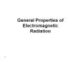 General Properties of Electromagnetic Radiation PowerPoint PPT Presentation