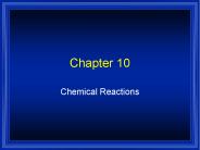 Chemical Reactions