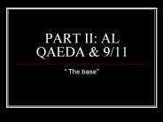 PART II: AL QAEDA