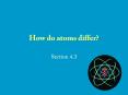 How do atoms differ? PowerPoint PPT Presentation