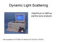 Dynamic Light Scattering PowerPoint PPT Presentation