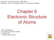 Chapter 6 Electronic Structure of Atoms