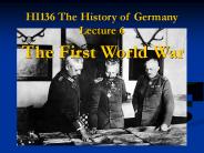 HI136 The History of Germany Lecture 6