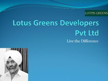 Lotus Greens Project