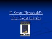 F. Scott Fitzgerald