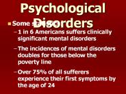 Psychological Disorders