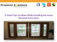 Hurricane Resistant Entry Door PowerPoint PPT Presentation