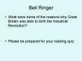 Bell Ringer PowerPoint PPT Presentation