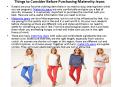 Things to Consider Before Purchasing Maternity Jeans PowerPoint PPT Presentation