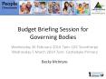 Budget Briefing Session for Governing Bodies PowerPoint PPT Presentation