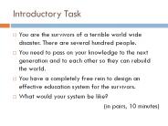Introductory Task