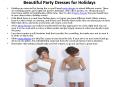 Beautiful Party Dresses for Holidays PowerPoint PPT Presentation