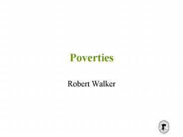 Poverties