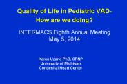 Quality of Life in Pediatric VAD-
