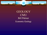 GEOLOGY CMU Bill Palmer