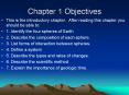 Chapter 1 Objectives PowerPoint PPT Presentation