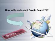 How to Do an Instant People Search