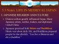 5.3 Notes: LIFE IN MEDIEVAL JAPAN PowerPoint PPT Presentation