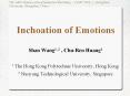 Inchoation of Emotions PowerPoint PPT Presentation