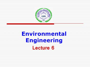 Environmental Engineering