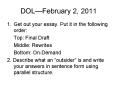 DOL PowerPoint PPT Presentation