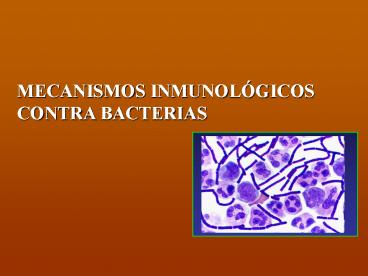 Mecanismos Inmunol