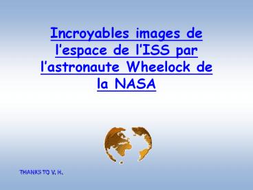 Incroyables images de l