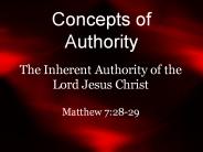 Concepts of Authority