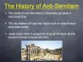 The History of Anti-Semitism PowerPoint PPT Presentation
