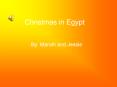 Christmas in Egypt PowerPoint PPT Presentation