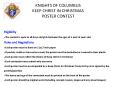 KNIGHTS OF COLUMBUS KEEP CHRIST IN CHRISTMAS POSTER CONTEST PowerPoint PPT Presentation