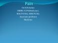 Pain PowerPoint PPT Presentation