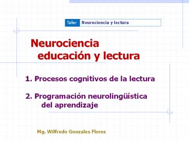 Neurociencia   educaci