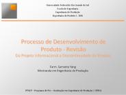 Processo de Desenvolvimento de Produto - Revis