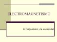 ELECTROMAGNETISMO PowerPoint PPT Presentation