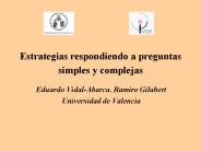 Estrategias respondiendo a preguntas simples y complejas